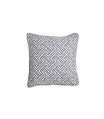 Grey Pattern Pillow