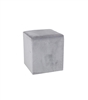 Grey Suede Ottoman